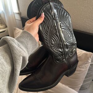 Vintage western leather boots